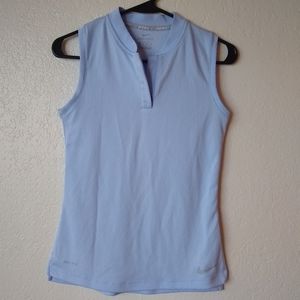 Nike Golf Dri Fit baby blue tank top XS